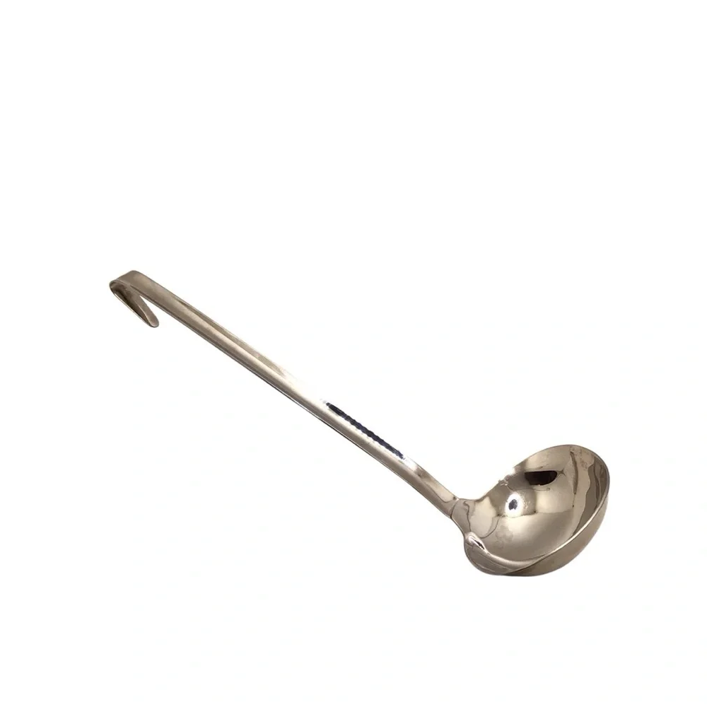 18/10 Stainless Steel Soup Ladle 12” Hanging Handle Kitchen Utensil